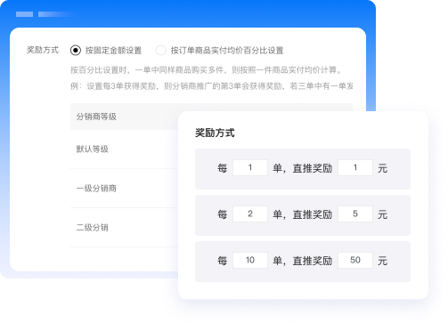 自定义直推奖励规则