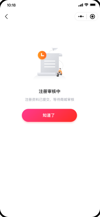 注册审核中